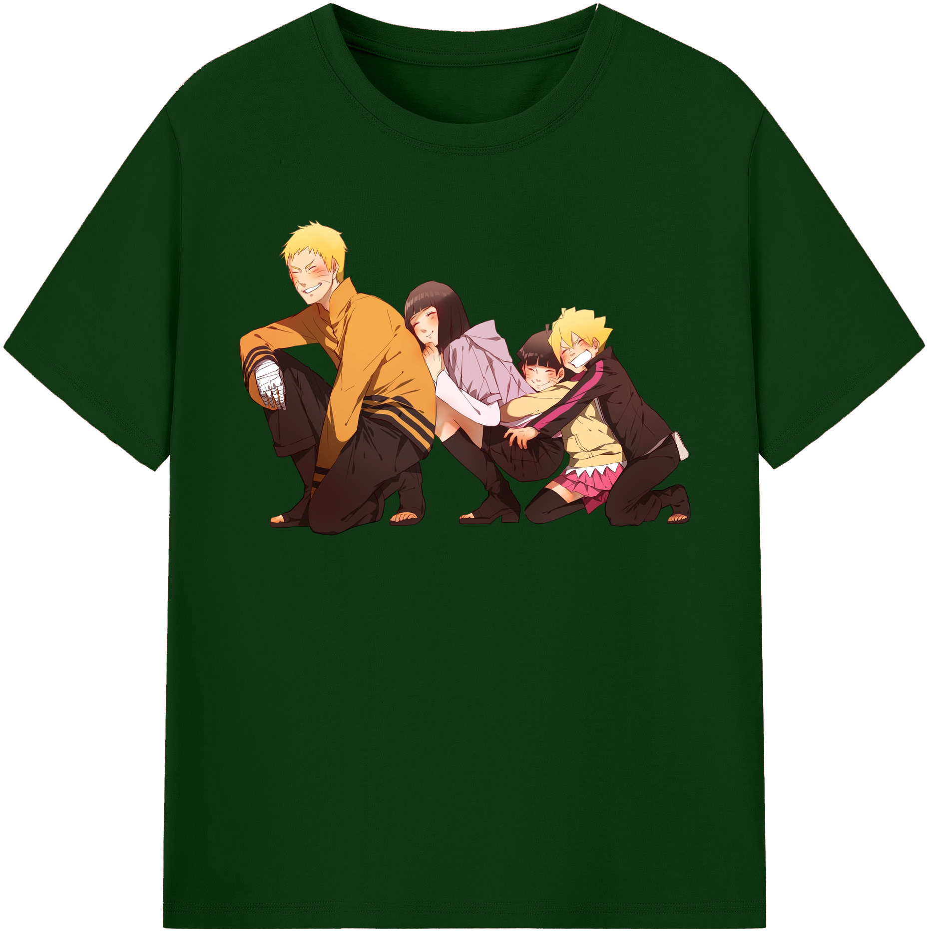 （画像用） NARUTO -ナルト- うずまき ナルト Uzumaki Naruto 綿100％半袖Tシャツ（フロントプリント）